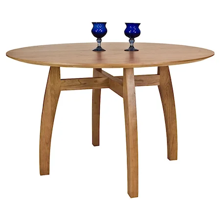 <b>Customizable</b> Chelsea Round Solid Top Pedestal Table
